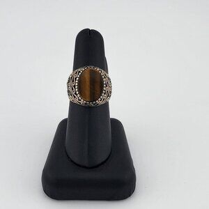 New 925 Silver Brown Ring – Sophisticated Everyday Statement